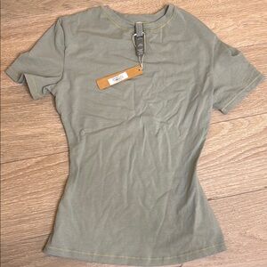 SKIMS Cotton Jersey Tee Mineral